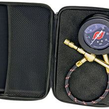 RockJock 4x4 Elite Analog Tire Deflator 3 Inch Stainless Steel Liquid Filled Gauge Rubber Cover Zipper Case - RJ-560200-101