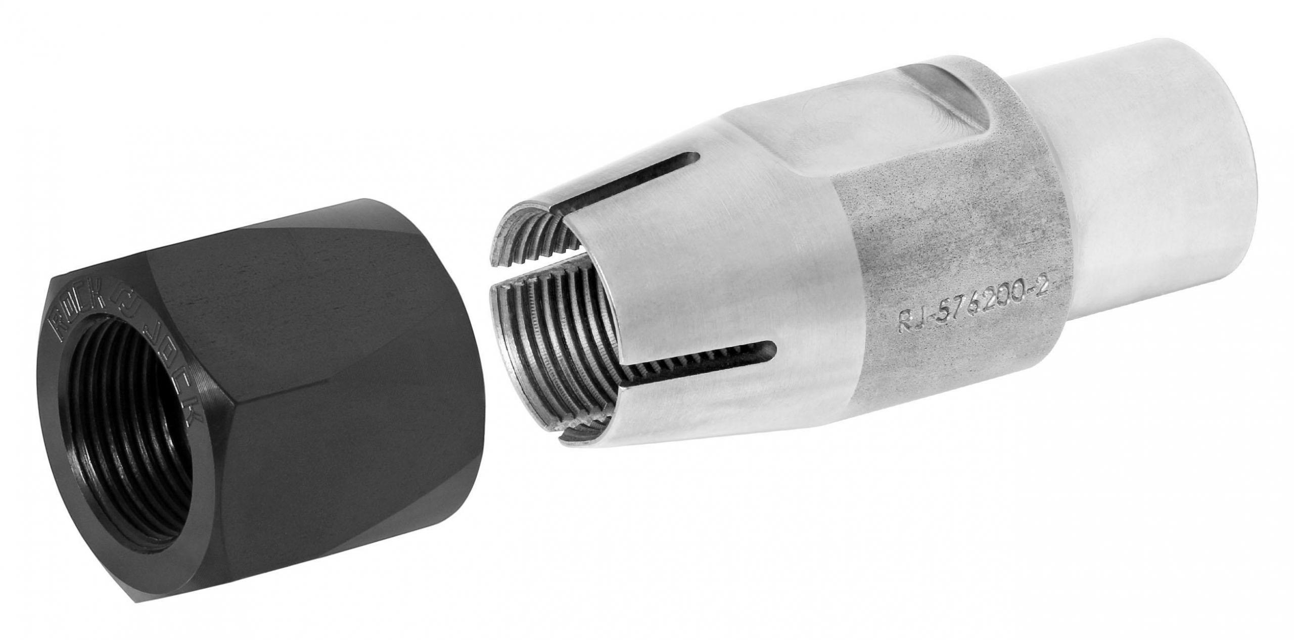 RockJock 4x4 RockNut Kit (Nut and Bung) 1 1/4 Inch LH Thread - RJ-576200-102