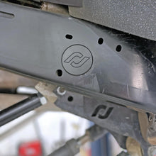 RockJock 4x4 Frame Rail Plugs for JL/JT Frame Front behind axle centerline CNC Machined Black Delrin - RJ-600000-103