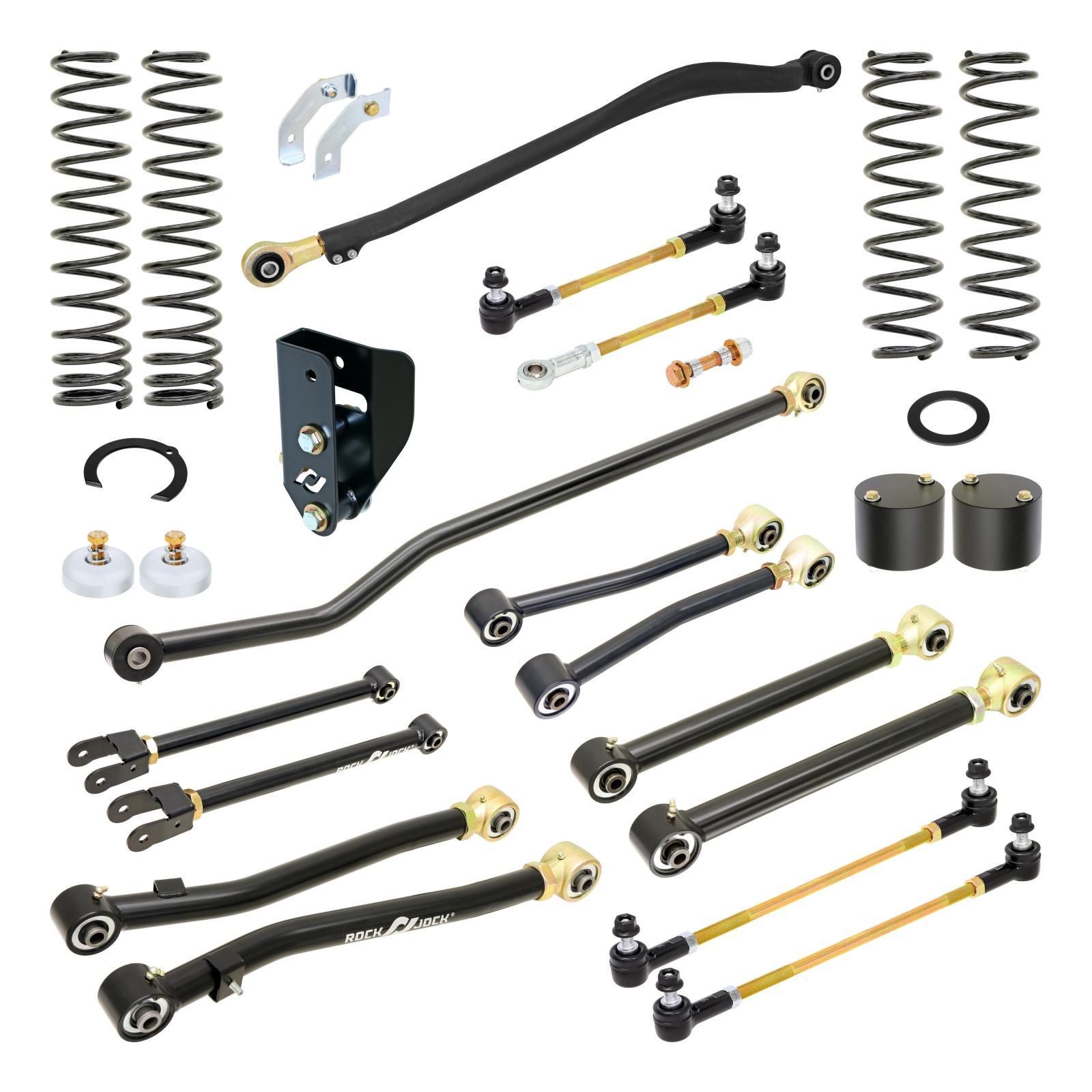 RockJock 4x4 Pro Edition Johnny Joint Suspension System for JL Wrangler w/ 392 Hemi 3.5 Inch lift RockJock 4X4 - RJ-JL3921-101