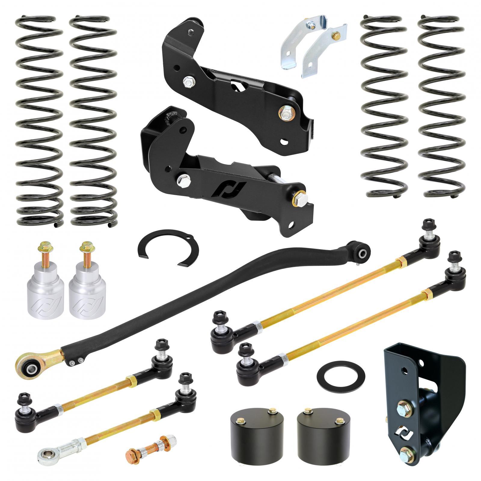 RockJock 4x4 Driver Lift Kit for JL Wrangler w/ Diesel engine 3.5 Inch lift RockJock 4X4 - RJ-JLD000-103