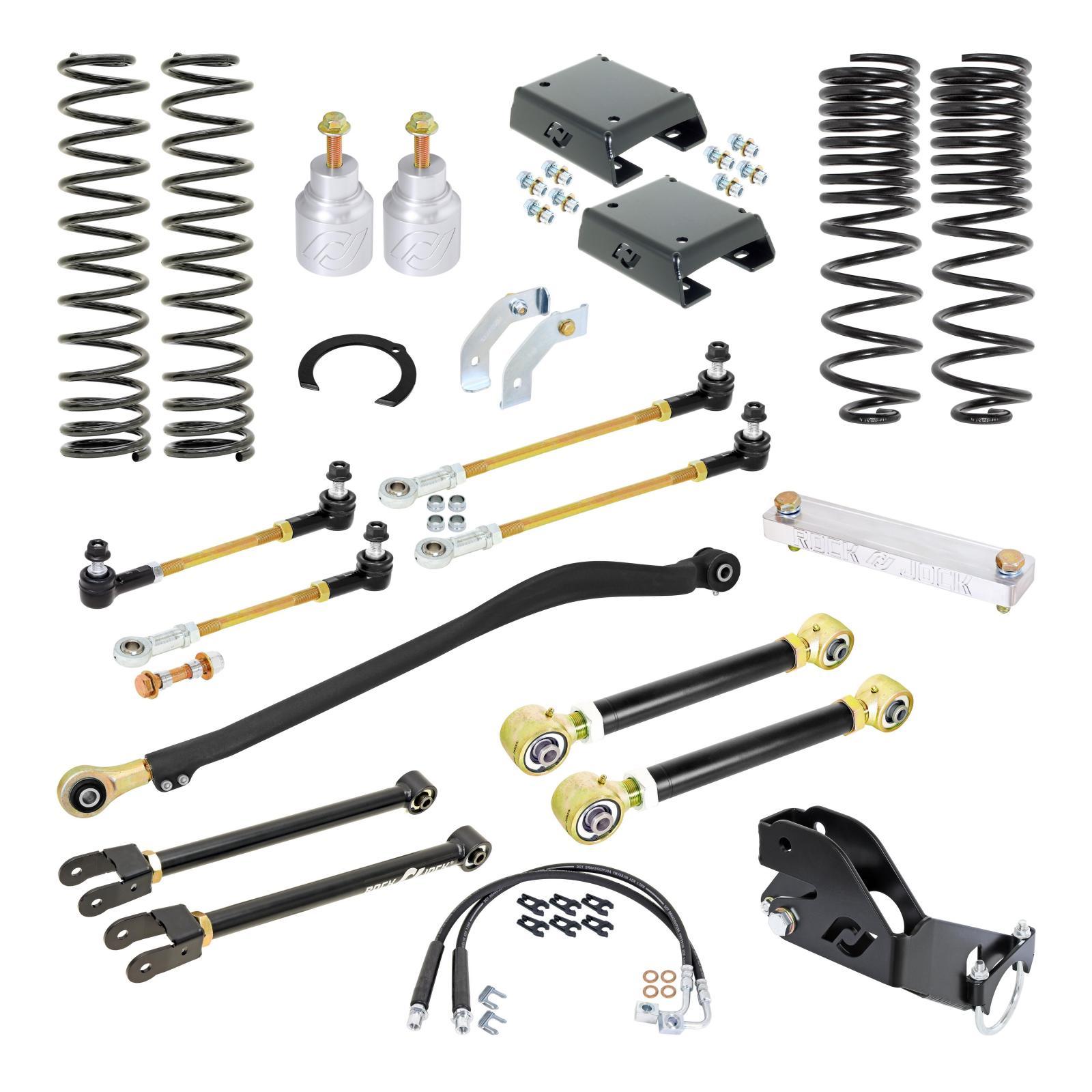 RockJock 4x4 Sport Edition Johnny Joint Suspension System for JT Gladiator w/ Diesel engine 3.5 Inch lift RockJock 4X4 - RJ-JTD000-101