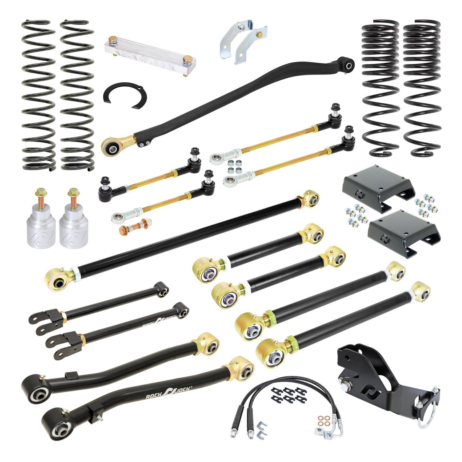 RockJock 4x4 Pro Edition Johnny Joint Suspension System for JT Gladiator w/ Diesel engine 3.5 Inch lift RockJock 4X4 - RJ-JTD001-101