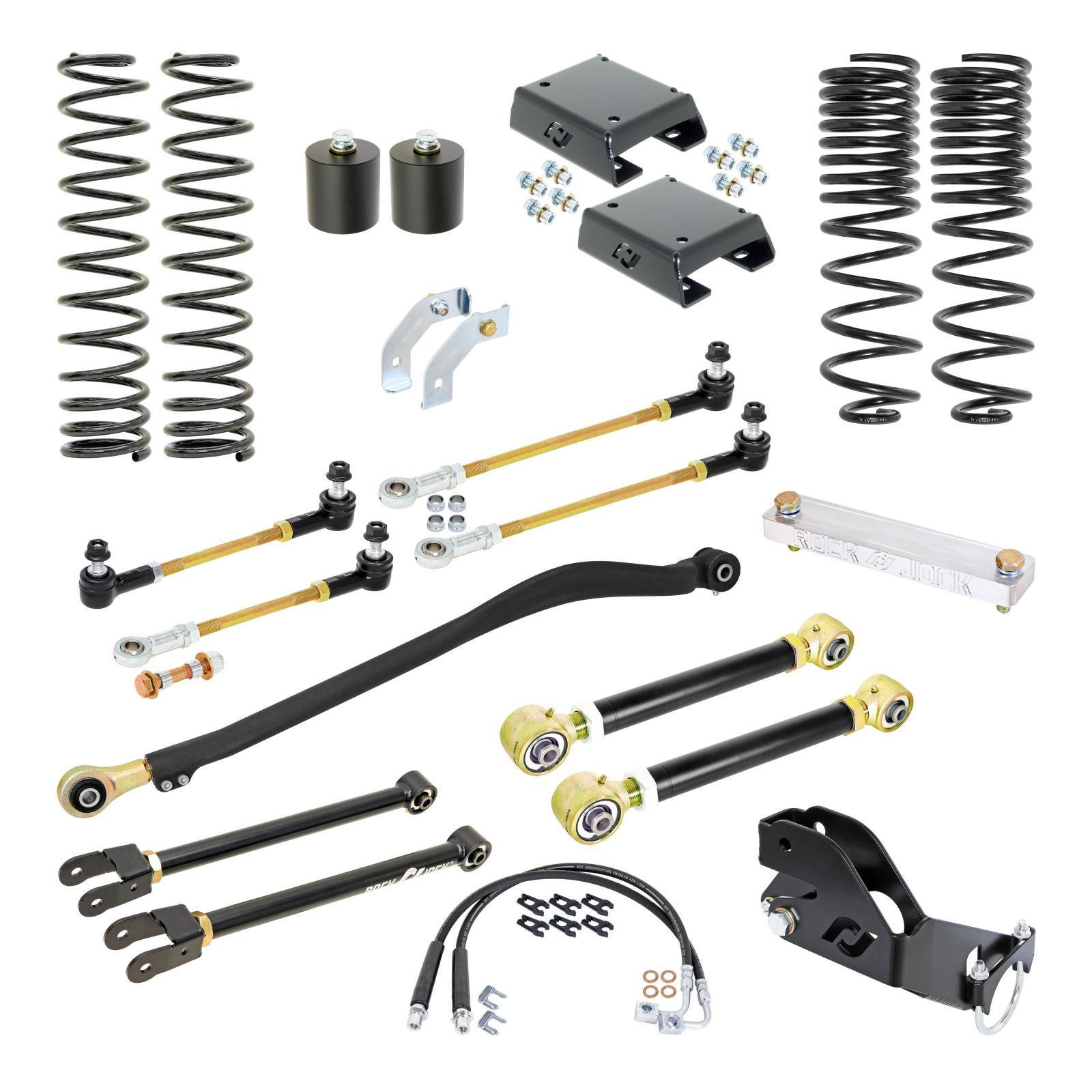 RockJock 4x4 Sport Edition Johnny Joint Suspension System for JT Gladiator w/ Gas V-6 3.5 Inch lift RockJock 4X4 - RJ-JTG000-101