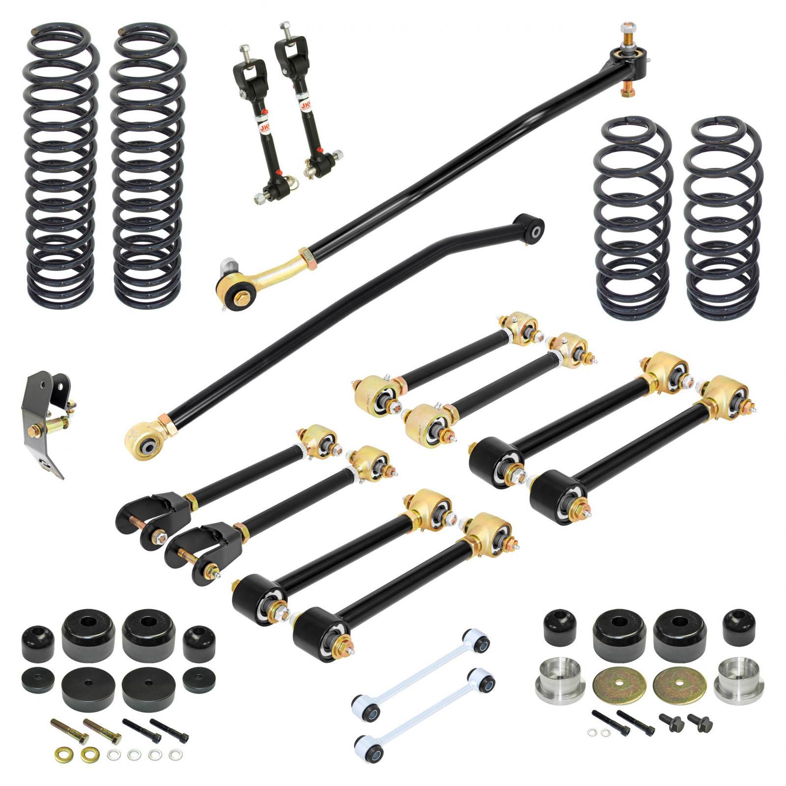 RockJock 4x4 Pro Edition Johnny Joint Suspension System for LJ 4 Inch lift RockJock 4X4 - RJ-LJ0001-101