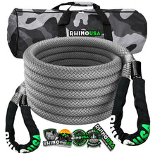 Rhino USA Rhino Usa Kinetic Energy Recovery Rope (1" X 30') Gray - KROPE-1X30-GRY