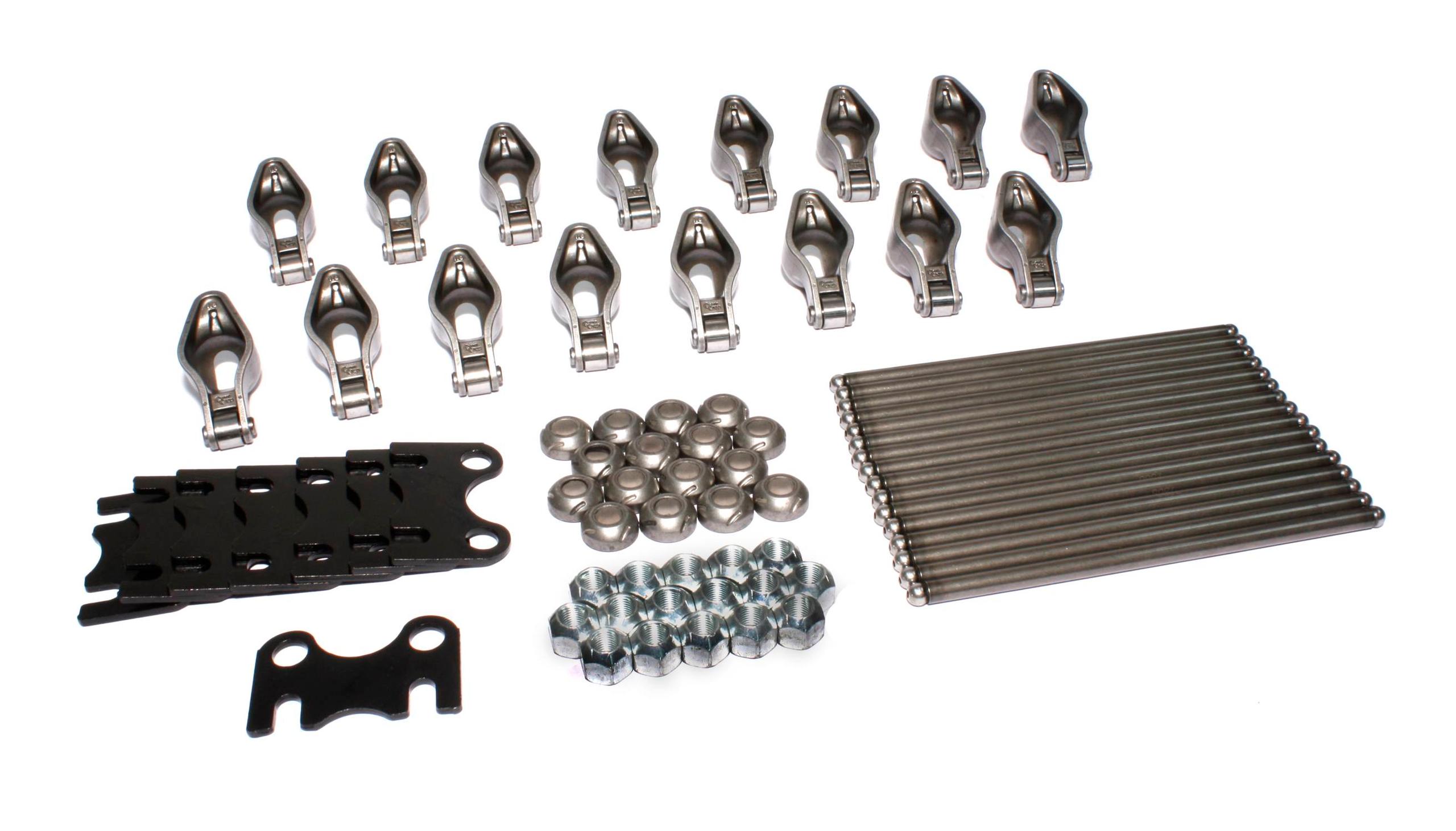 Comp Cams Magnum 1.6 Rocker, HE Pushrod, Guide Plate Kit Chevrolet 262-400 Small Block - RPG101