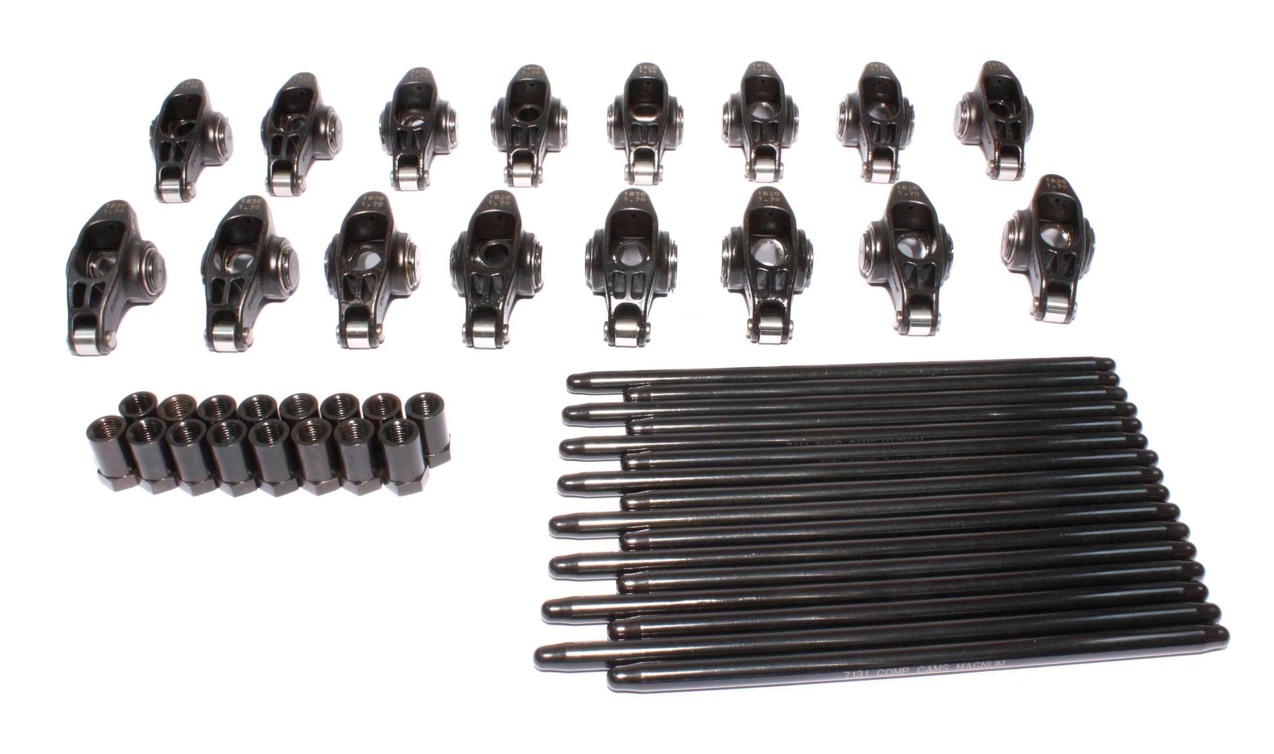 Comp Cams Ultra Pro Magnum XD 1.7 Rocker/Magnum Pushrod Kit Chevrolet 396-454 Big Block - RPM1820-16