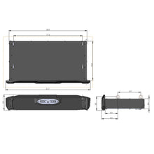 Rock Slide Engineering R-STEP 16 Inch Wide Step with Universal Brackets To Mount On Flat Surface - RS-1600