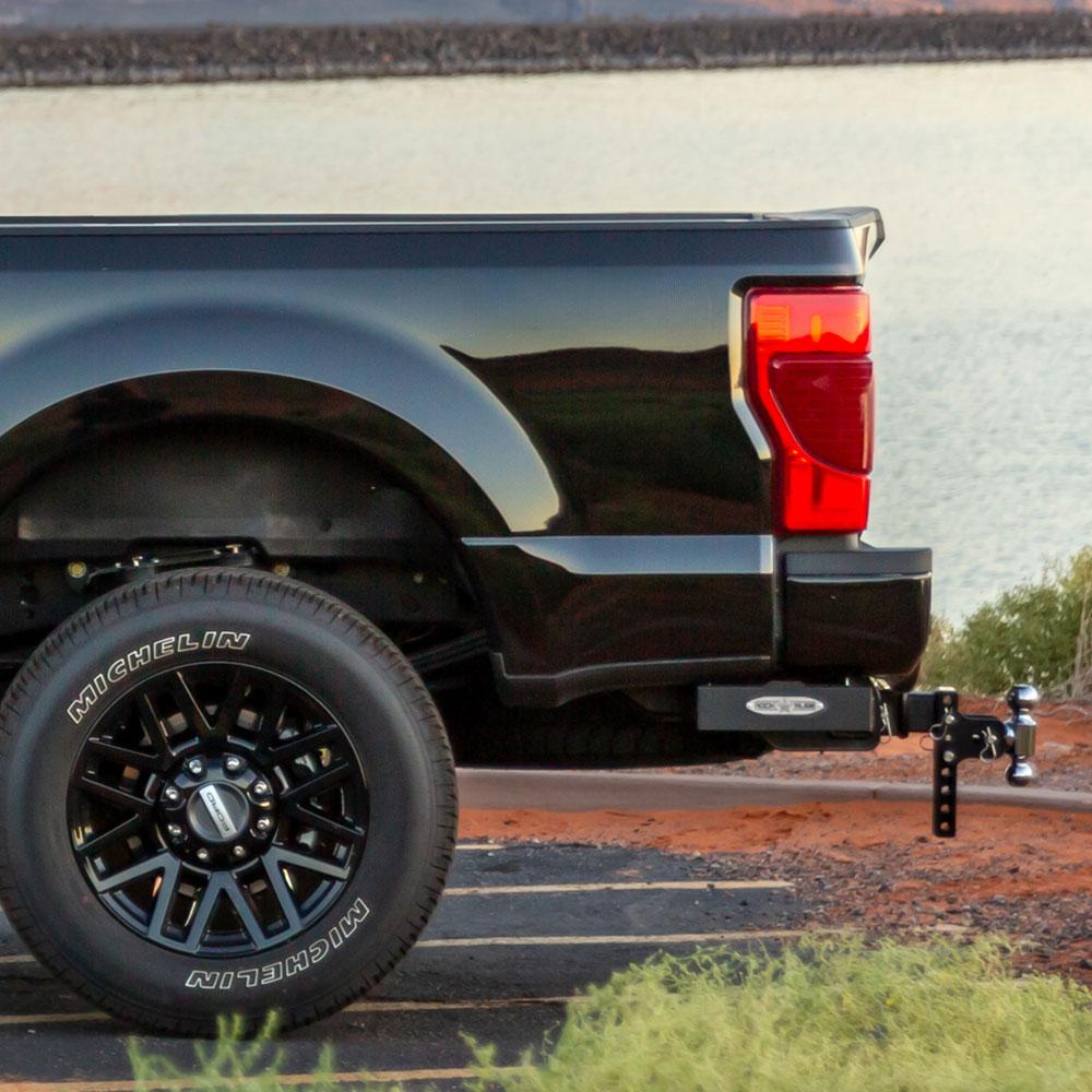 Rock Slide Engineering R-STEP 9 Inch Wide For 2017-2022 Ford Super Duty Bed Step Attachment Brackets Drivers Side Behind Rear Tire (2017-2022 F-250 Super Duty, F-350 Super Duty) - RS-910