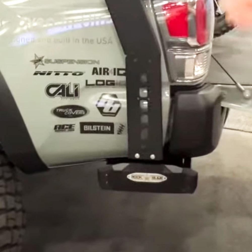 Rock Slide Engineering R-STEP 9 Inch Wide For 2016-2023 Toyota Tacoma Bed Step Attachment Brackets Behind Passenger Rear Tire (2016-2023 Tacoma) - RS-970