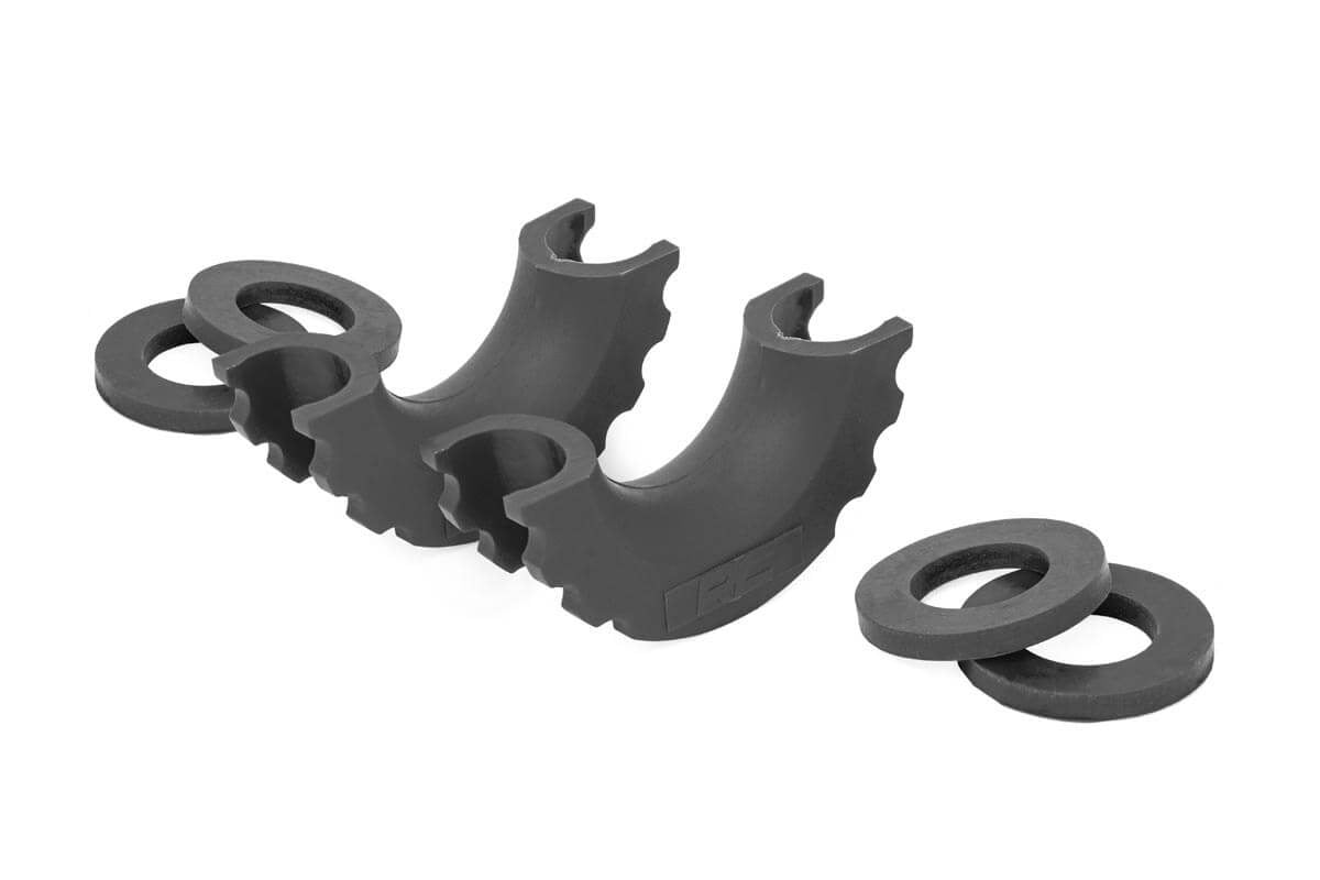 Rough Country D-Ring Isolators (Black, Pair) - RS101