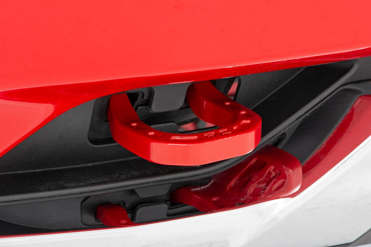 Rough Country Forged Tow Hooks (14-18 Chevy 1500; Red) - RS134