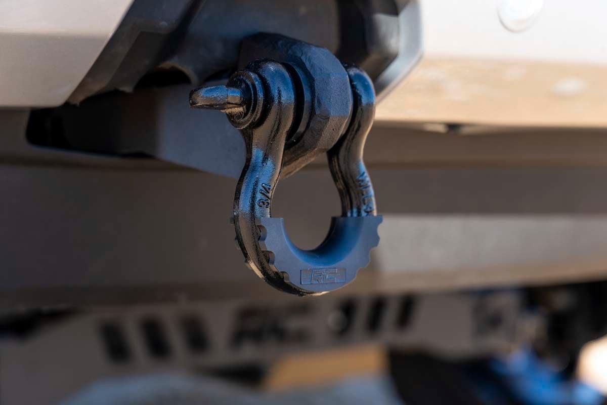 Rough Country Ford Tow Hook to Shackle Conversion Kit - Mounts Only (19-20 Ranger) - RS144
