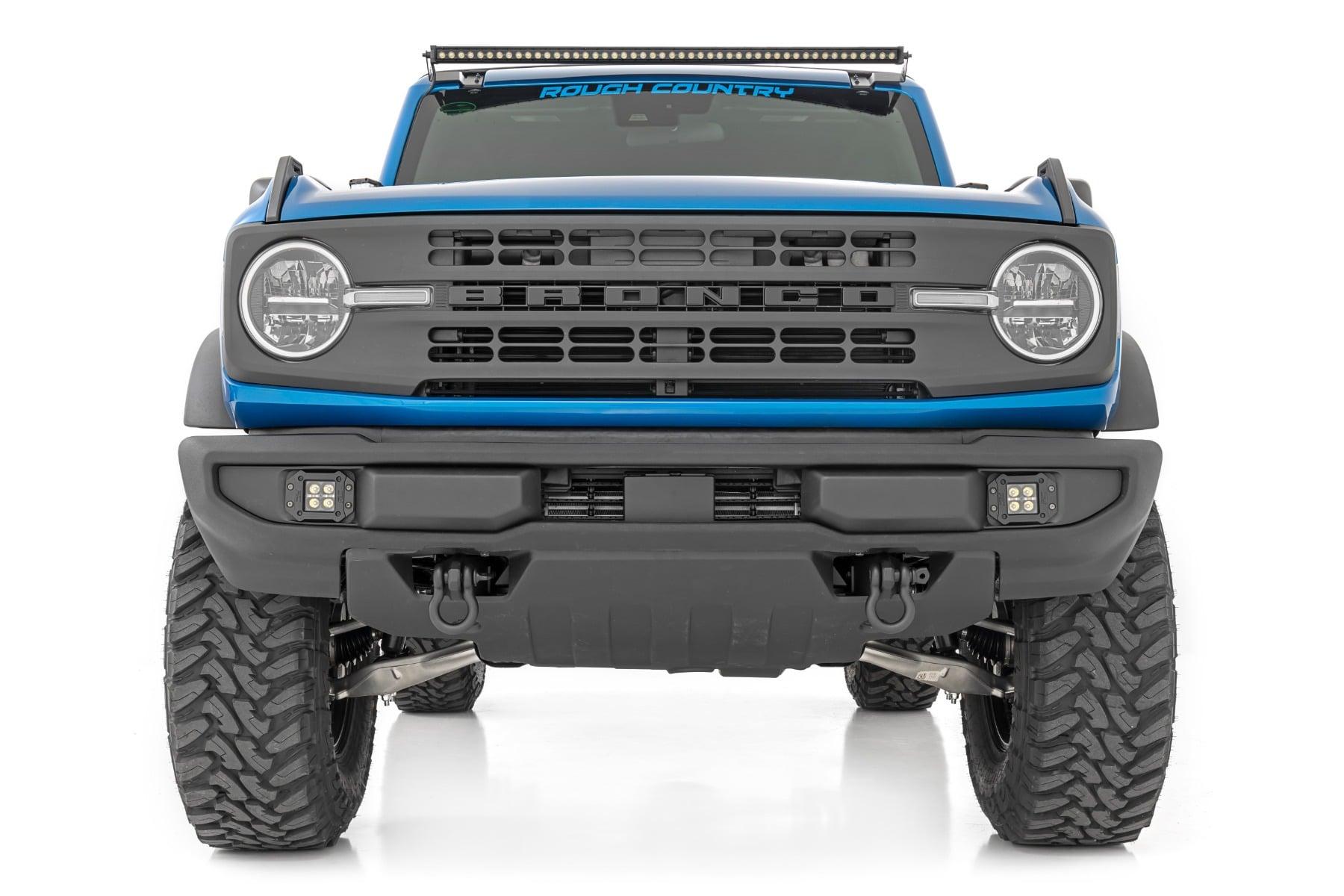 Rough Country RS171 Tow Hook Brackets - Mounts Only (2021+ Ford Bronco 4WD)