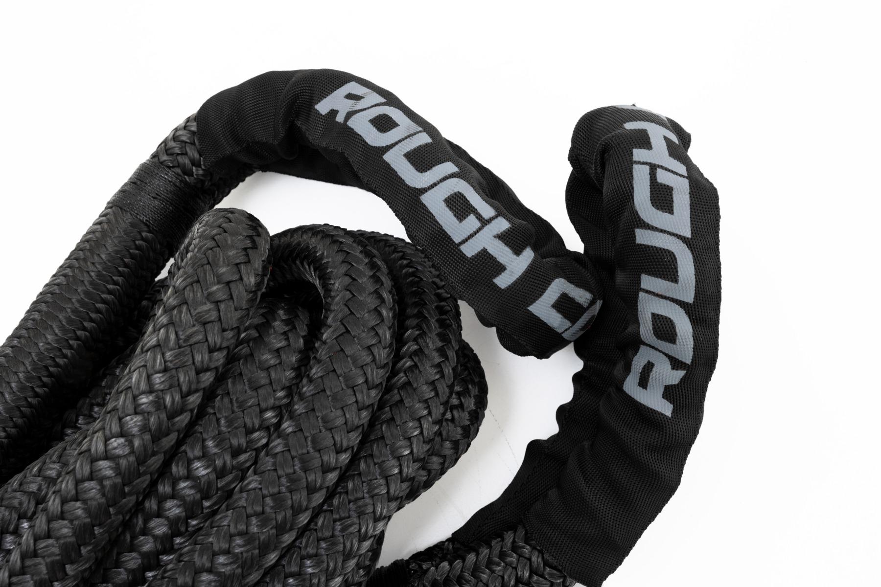 Rough Country Kinetic Recovery Rope 1 Inch x 30 Feet 30,000lb Capacity - rs173