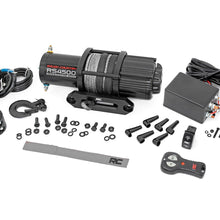 Rough Country 4500-LB Winch W/ Remote UTV Synthetic Rope - RS4500SA