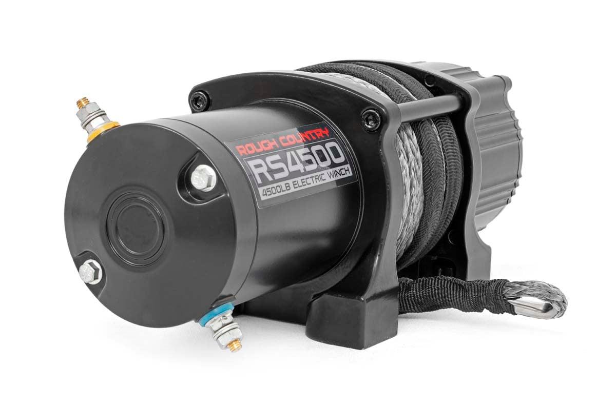 Rough Country 4500-LB Winch W/ Remote UTV Synthetic Rope - RS4500SA