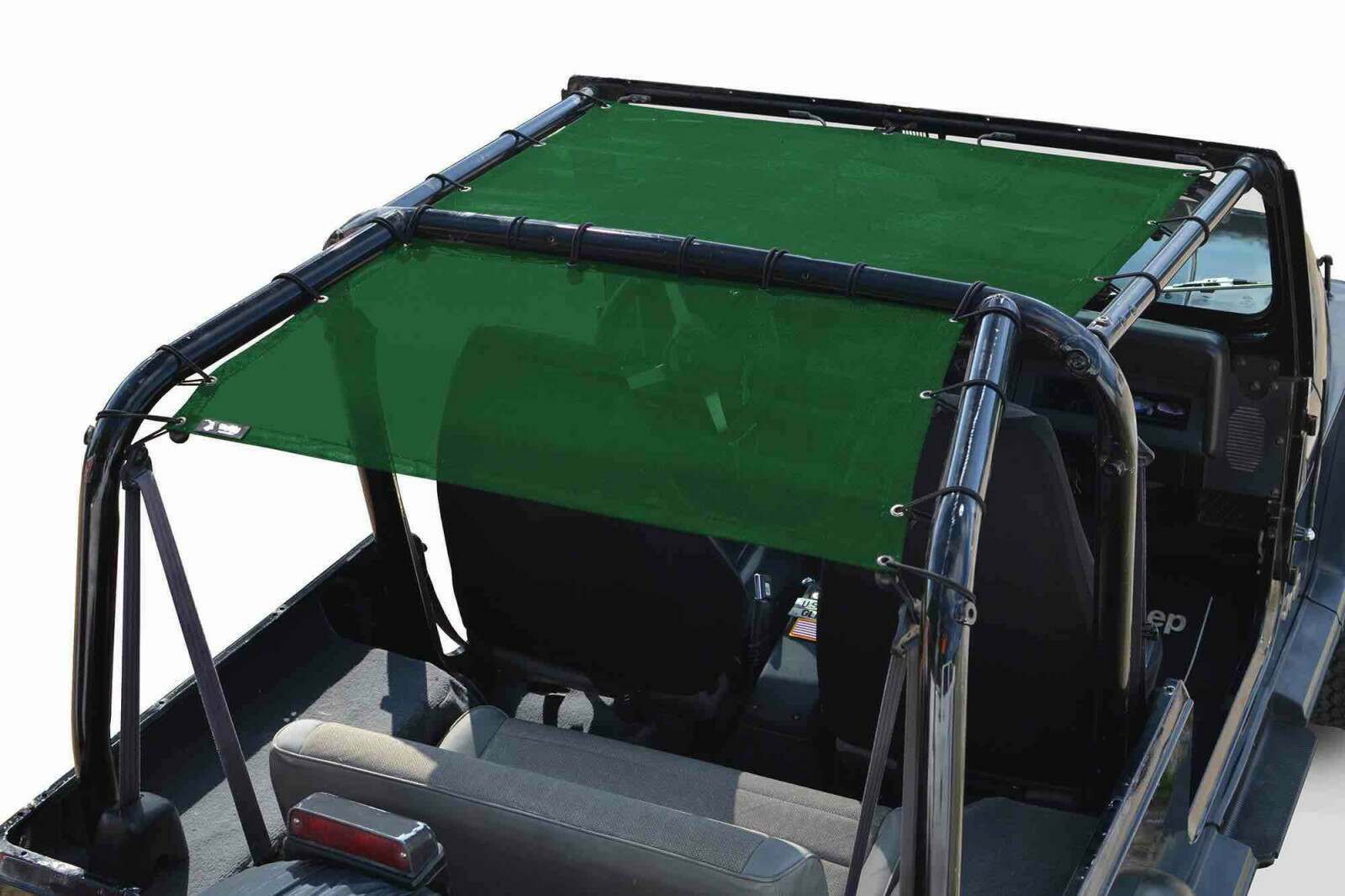 Steinjager Tops and Covers Wrangler YJ 1987-1995 Fabric Teddy Green Rear Seats Only - J0045511