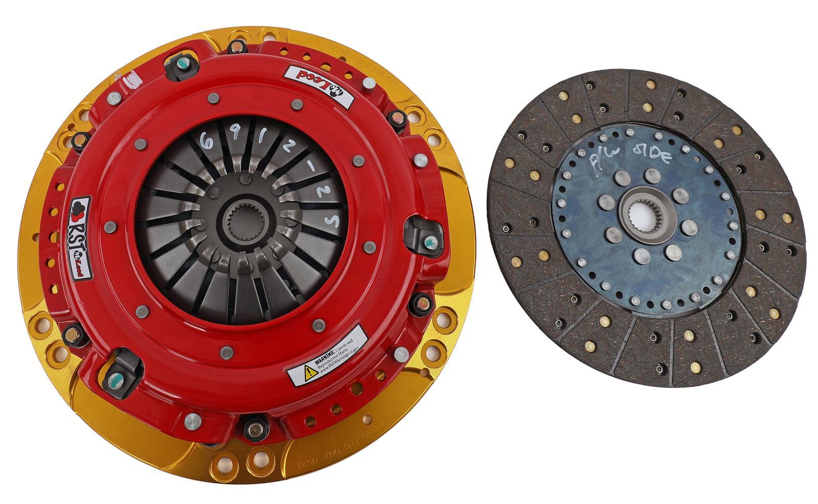 Mcleod Racing 6912-07  RST 11" Street Twin Disc 26 Spline Clutch Kit (Mid 01-2010 Mustang GT ; Bullitt ; 99-04 Cobra ; Mach-1 ; 97-2010 GM's)