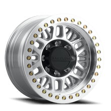 Raceline Wheels Aluminum Wheels 17x9 Ryno Cast Beadlock RT951M Machined Silver Machined Beadlock Ring -12 Offset 8 on 165.1 Bolt Pattern 130.81 Bore Raceline - RT951M-79080-12