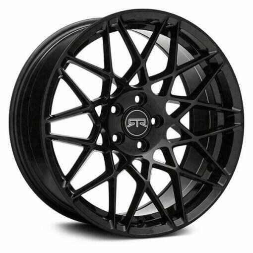 RTR 19X9.5 5X4.50 (+33) RTR 850GB Tech Mesh Mustang (HB 70.5) - Gloss Black - RTR-RTRTM995121333