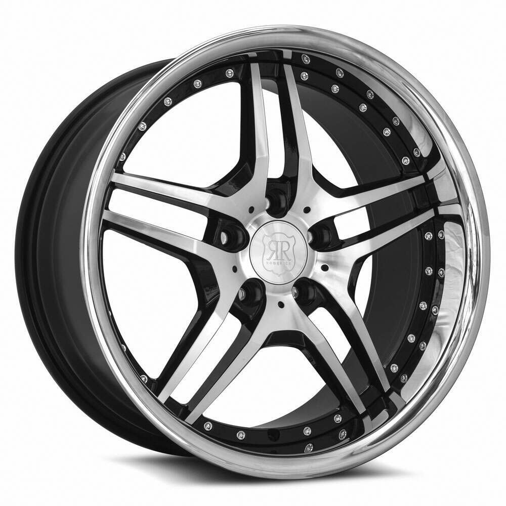 MRR Design 19x9.5 RW2 Wheel, 5x108 Bolt, 40 ET - RW0219955xx25BK-50840