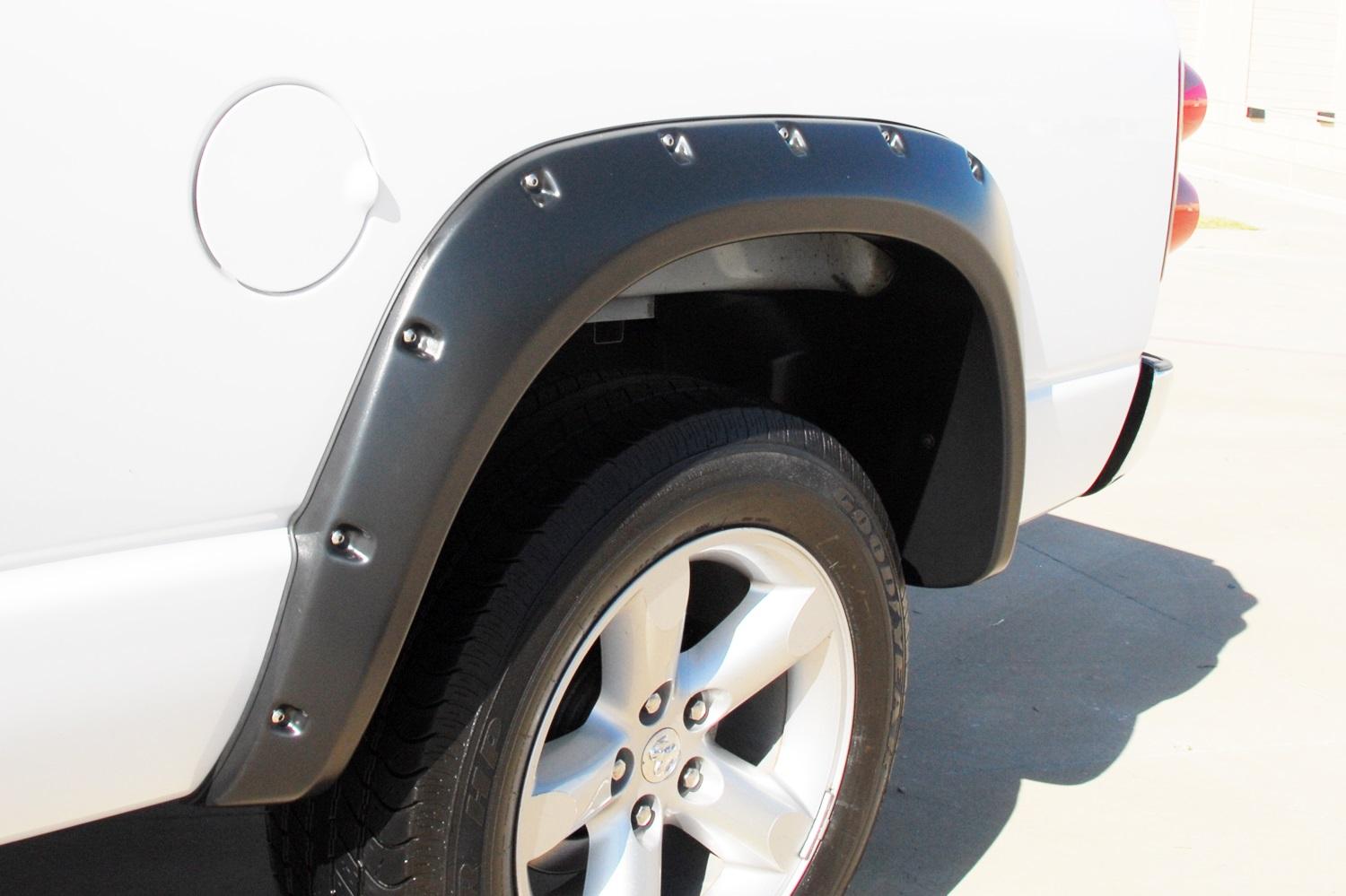 Lund Rivet Style Fender Flare Set - Front and Rear, Smooth, 4-Piece Set (2019-2024 2500, 3500) - RX137S