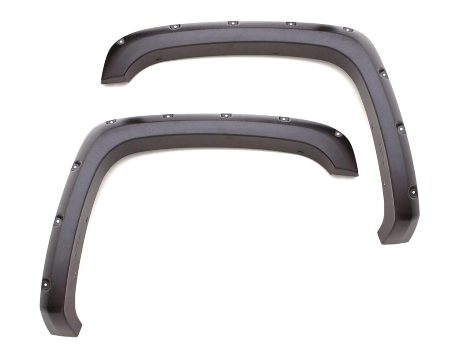 Lund Rivet Style Fender Flare Set - Front, Textured, 2-Piece Set (2015-2019 Chevrolet Fitment) - RX111TA