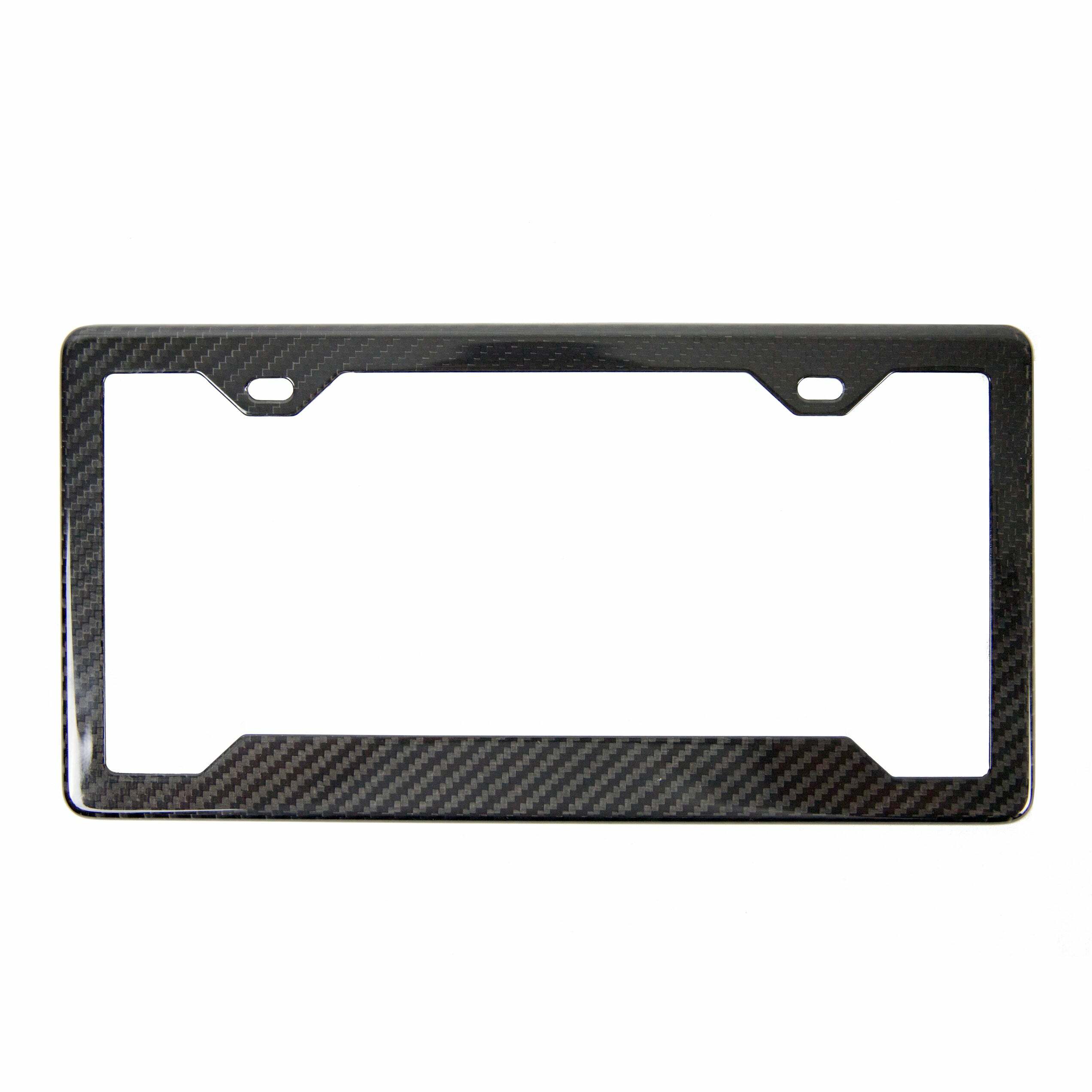 APR Performance Carbon Fiber License Plate Frame Rectangular Holes  - CBA-LICFMEI