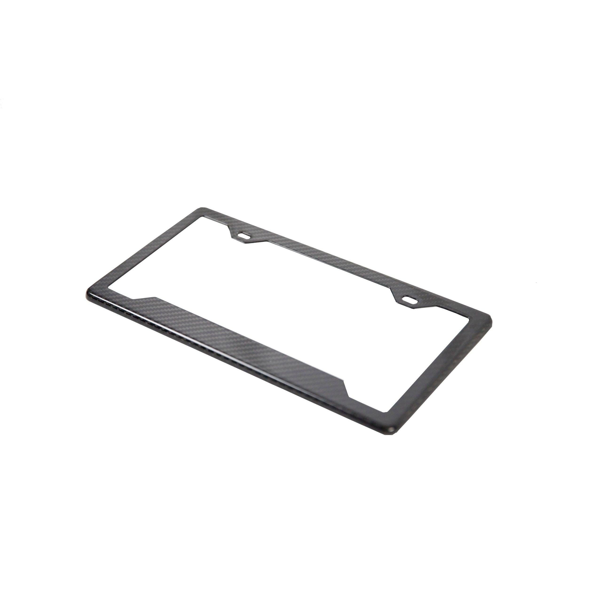 APR Performance Carbon Fiber License Plate Frame Rectangular Holes  - CBA-LICFMEI
