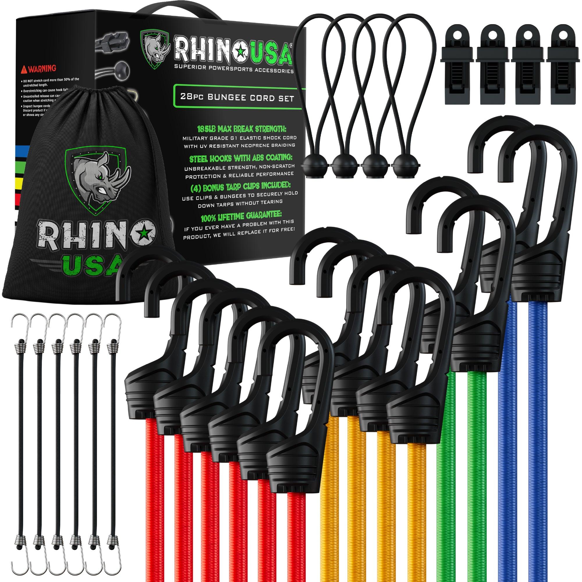 Rhino USA Rhino Usa 28pc Bungee Cord Assortment - RHINO-28-BNGE