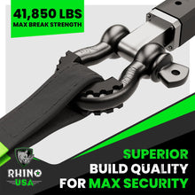 Rhino USA 3/4" D-Ring Shackle Set (2-Pack)(Red) - RNO-RED-SHACKLES