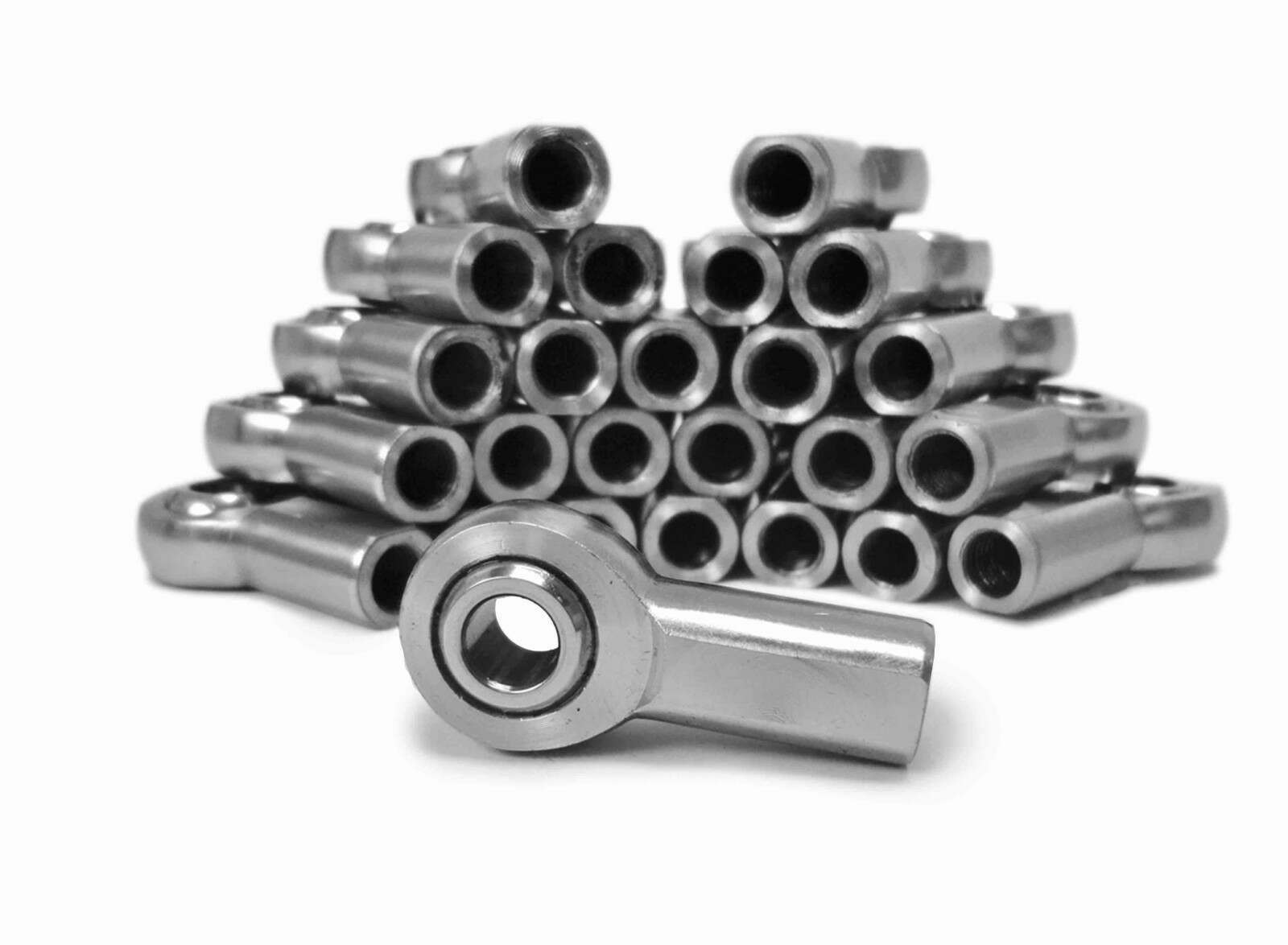 Steinjager Inch Female Rod Ends Steel Housing, 2 Piece 5/16-24 LH 25 Pack - J0014858