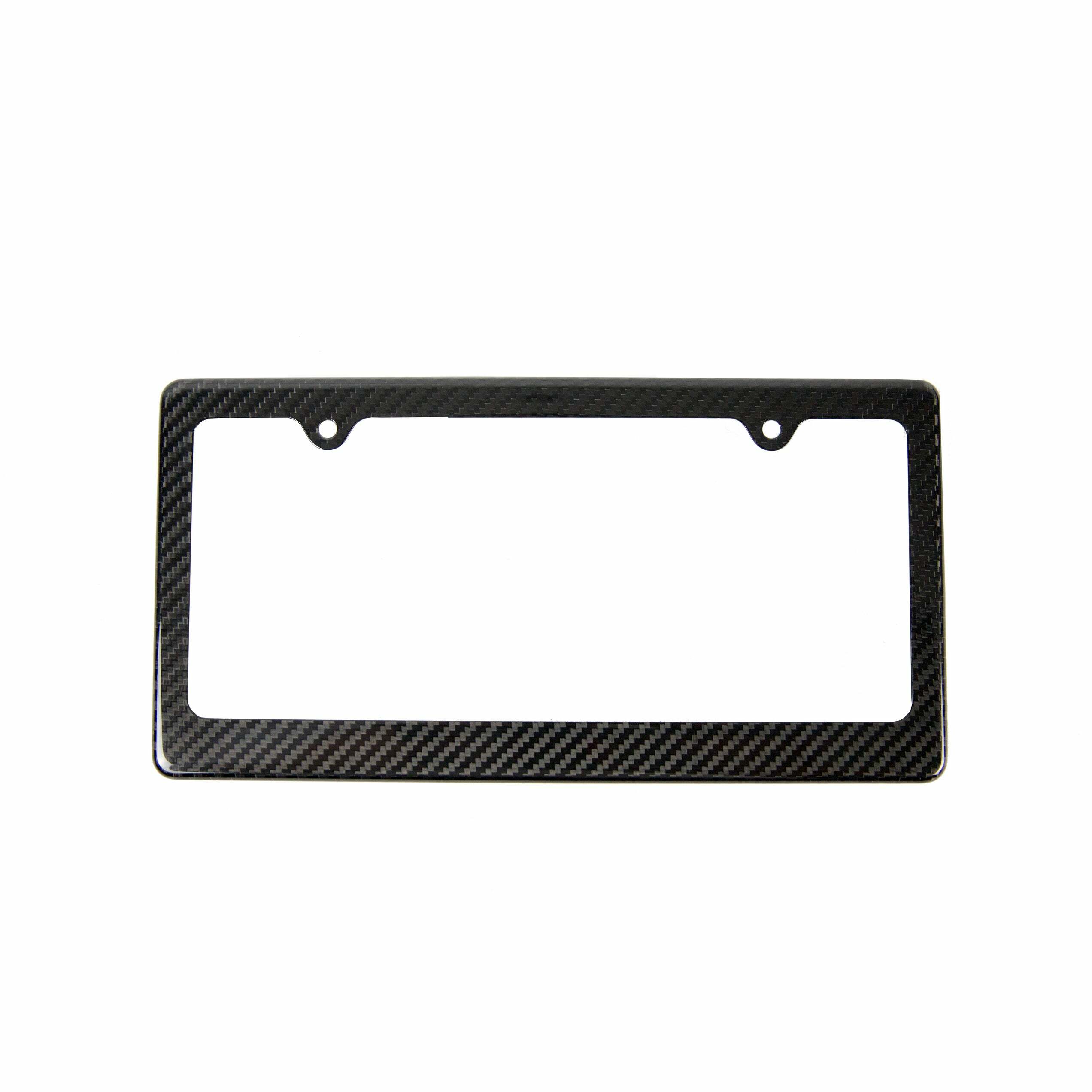 APR Performance Carbon Fiber License Plate Frame Rectangular Holes  - CBA-LICFMEI