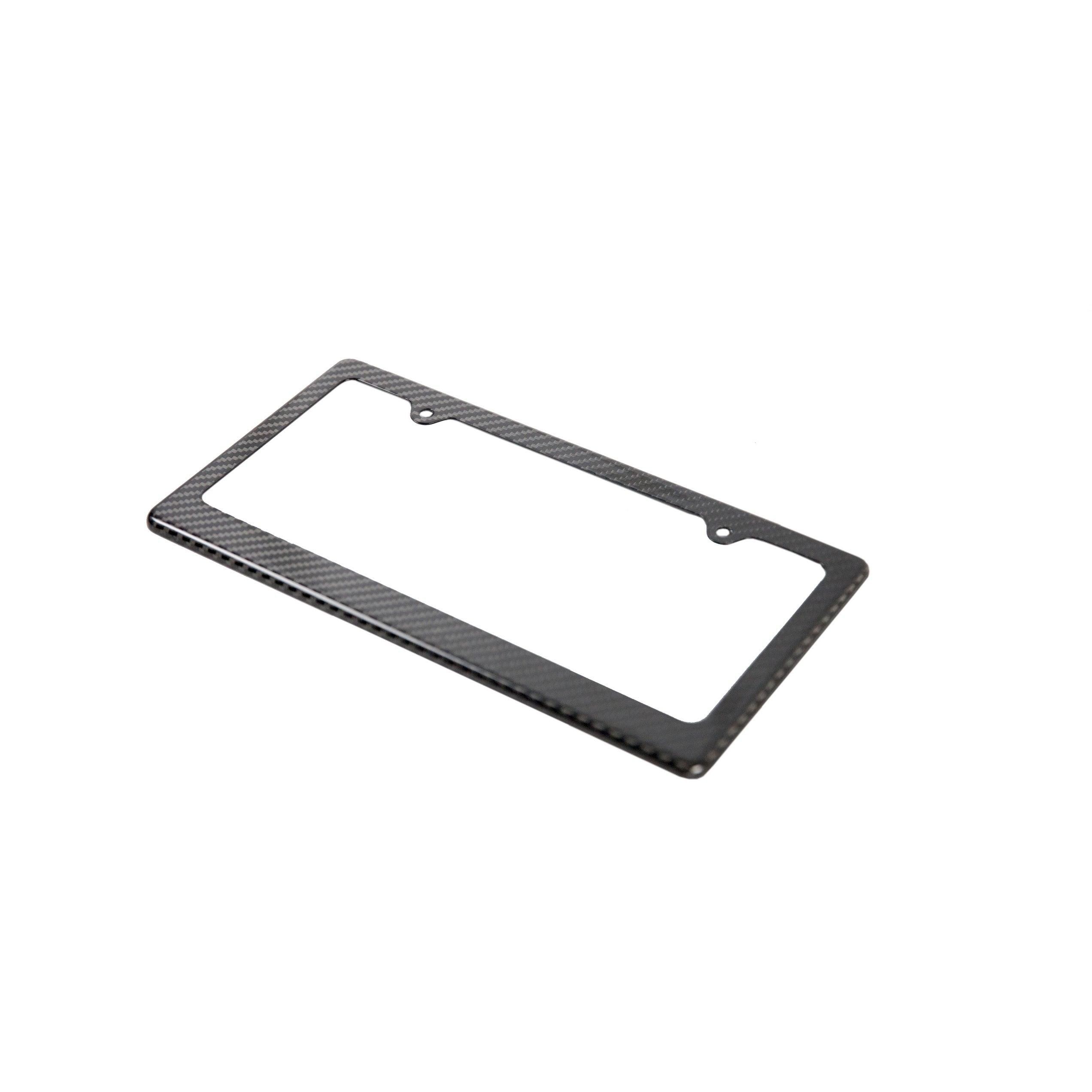 APR Performance Carbon Fiber License Plate Frame Rectangular Holes  - CBA-LICFMEI