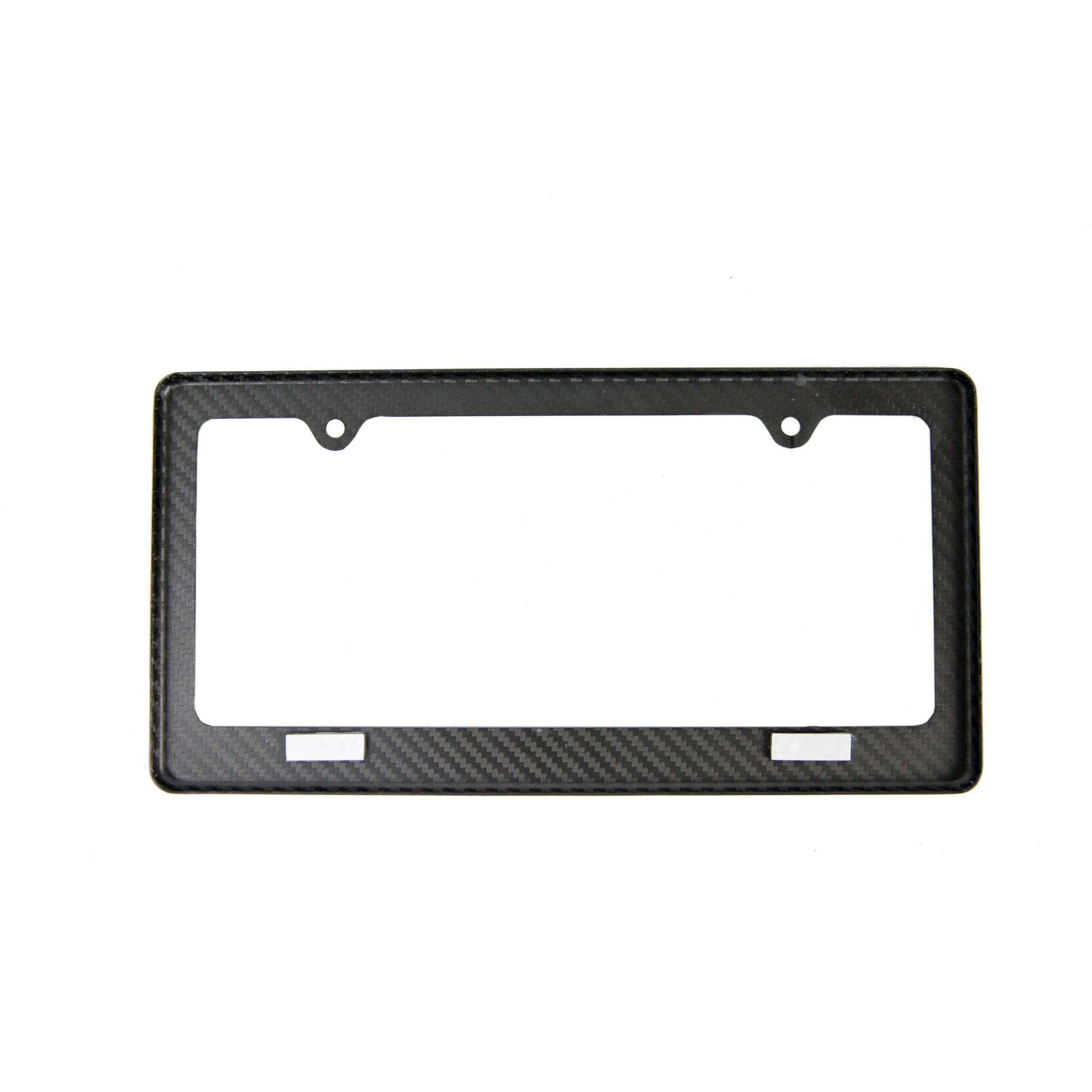 APR Performance Carbon Fiber License Plate Frame Rectangular Holes  - CBA-LICFMEI