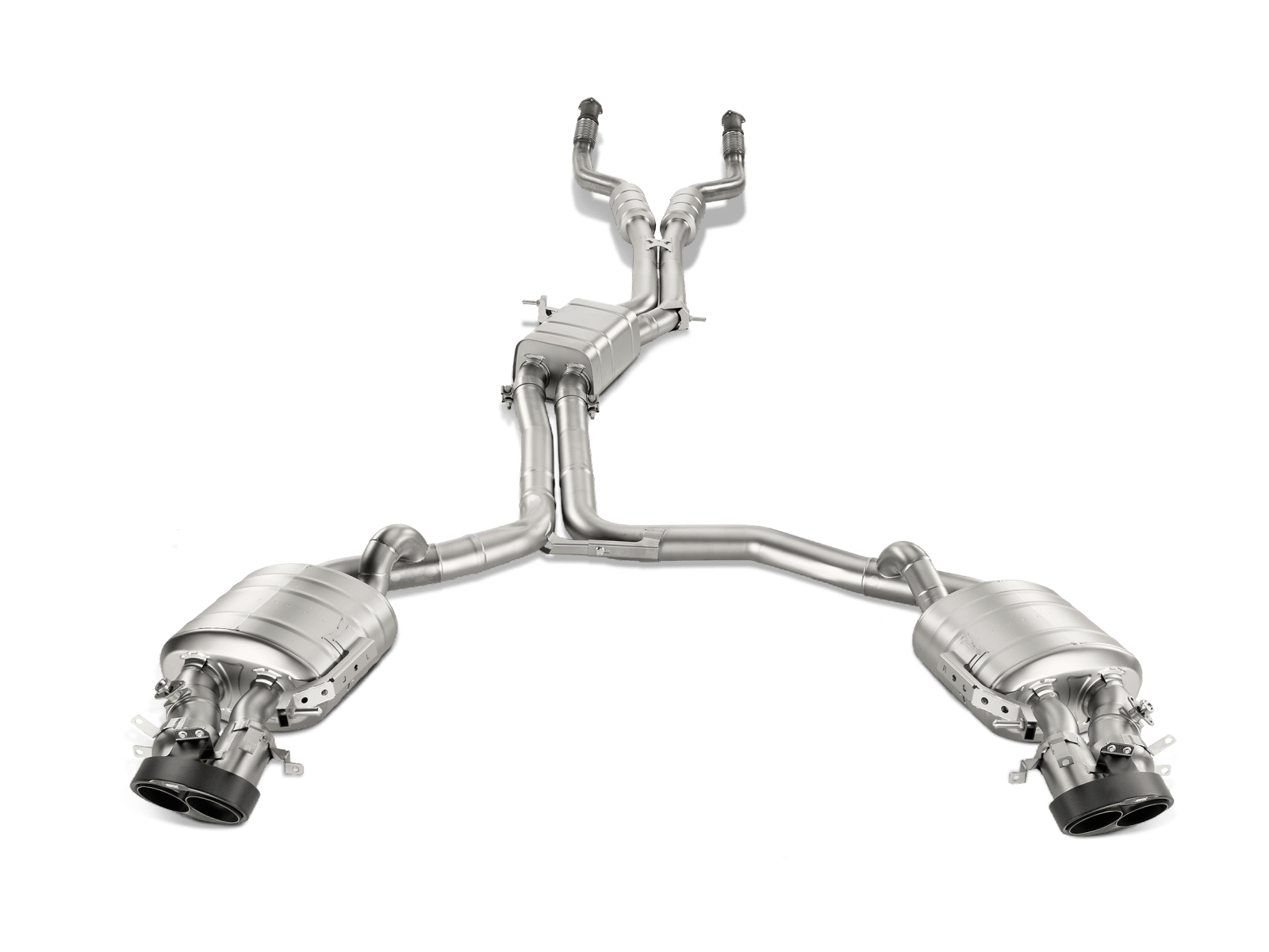 Akrapovic 2014-2018 Audi Evolution Line (Titanium). - S-AU/TI/3H