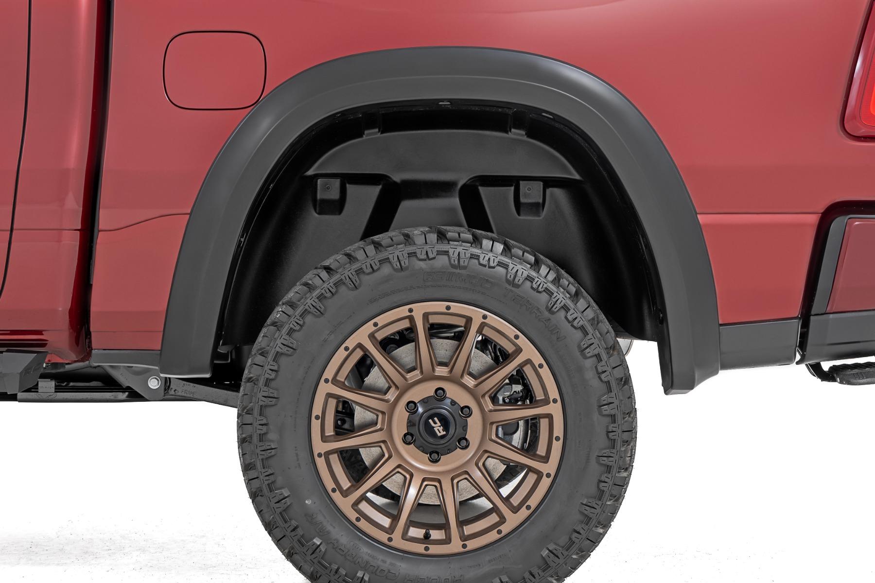 Rough Country Fender Flares Sport PSC Billet Silver Ram 1500 2WD/4WD (2025-2026) (2025-2026 1500) - S-D319205-PSC