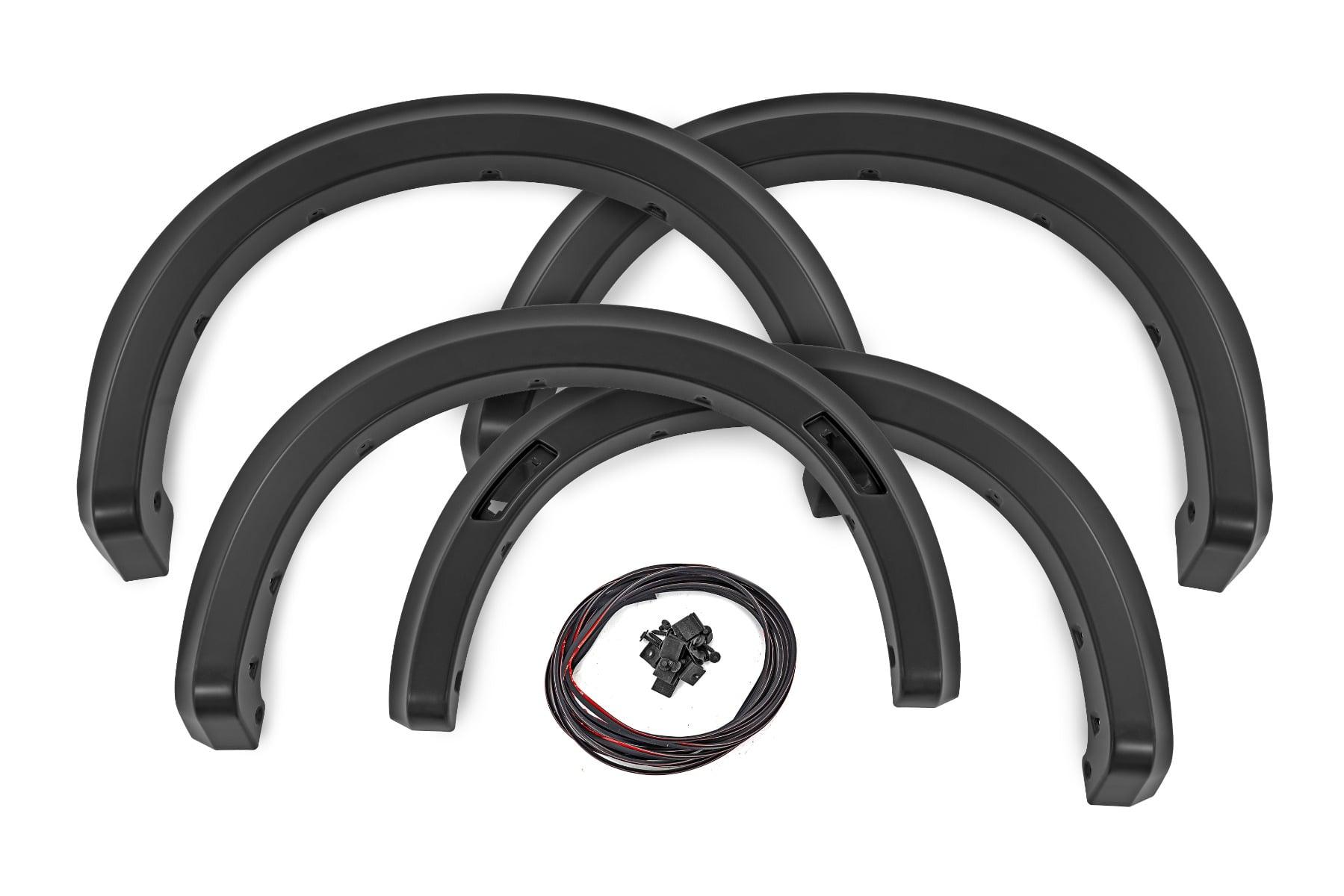 Rough Country Fender Flares Sport M7 Carbonized Gray Ford Ranger 2WD/4WD (2024-2026) - S-F12401-M7