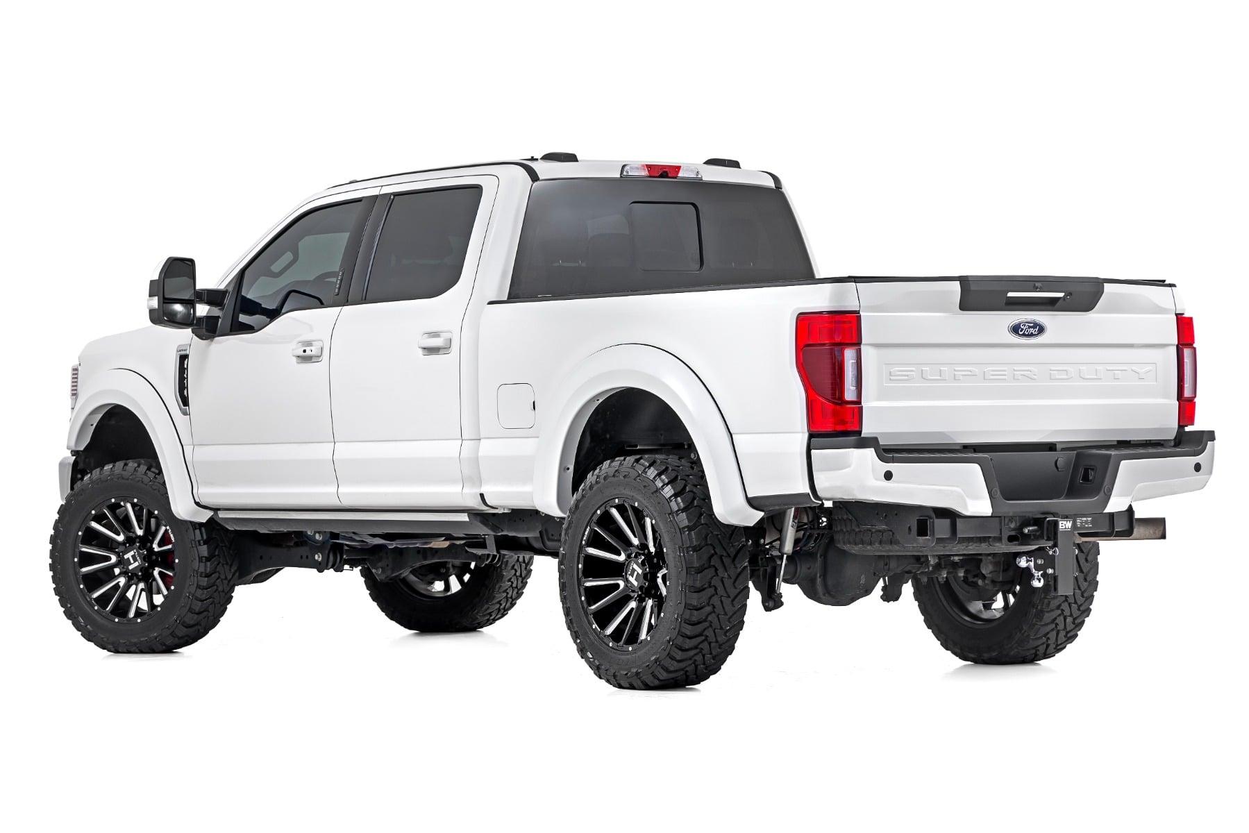 Rough Country Fender Flares Sport N1 Blue Jeans Ford F-250/F-350 Super Duty (17-22) (2017-2022 F-350 Super Duty, F-250 Super Duty) - S-F21112-N1