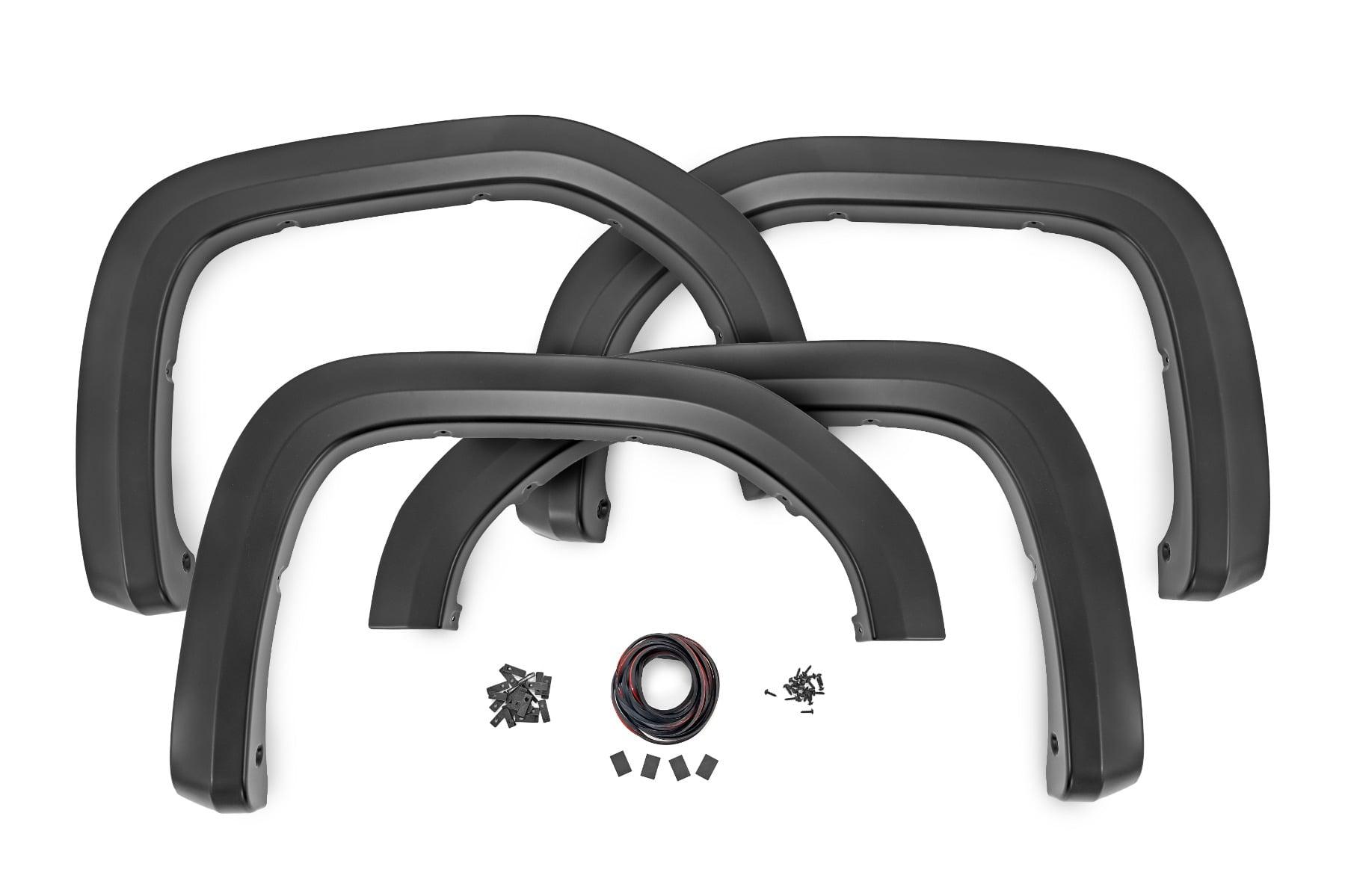 Rough Country Fender Flares Sport GS6 Smokey Quartz GMC Sierra 1500 2WD/4WD (19-26) (2019-2026 Sierra 1500, Sierra 1500 Limited) - S-G11911-GS6