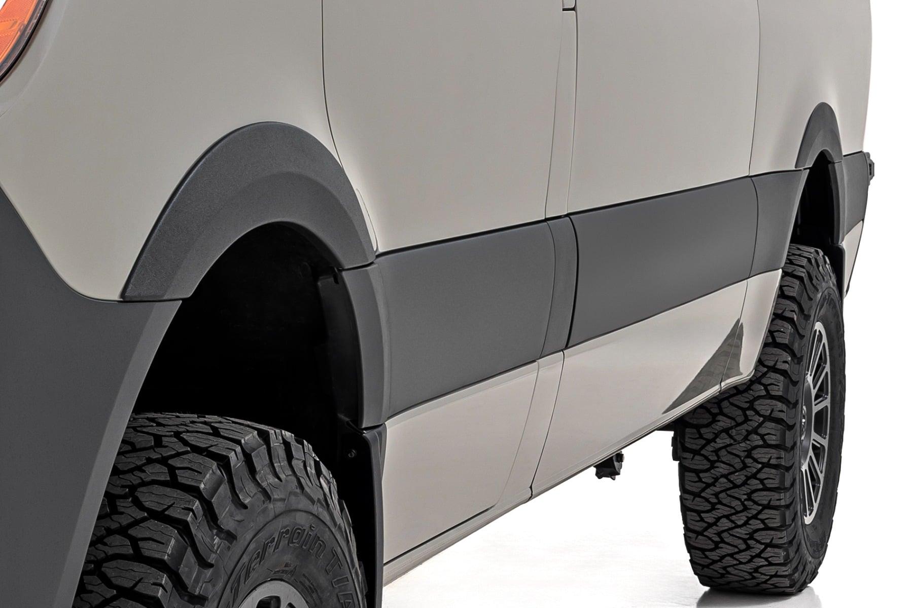 Rough Country Fender Flares Sport Mercedes-Benz Sprinter 3500 (19-22)/Sprinter 3500XD (19-25) (2019-2022 Sprinter 3500XD, Sprinter 3500, Sprinter 2500) - S-M19001