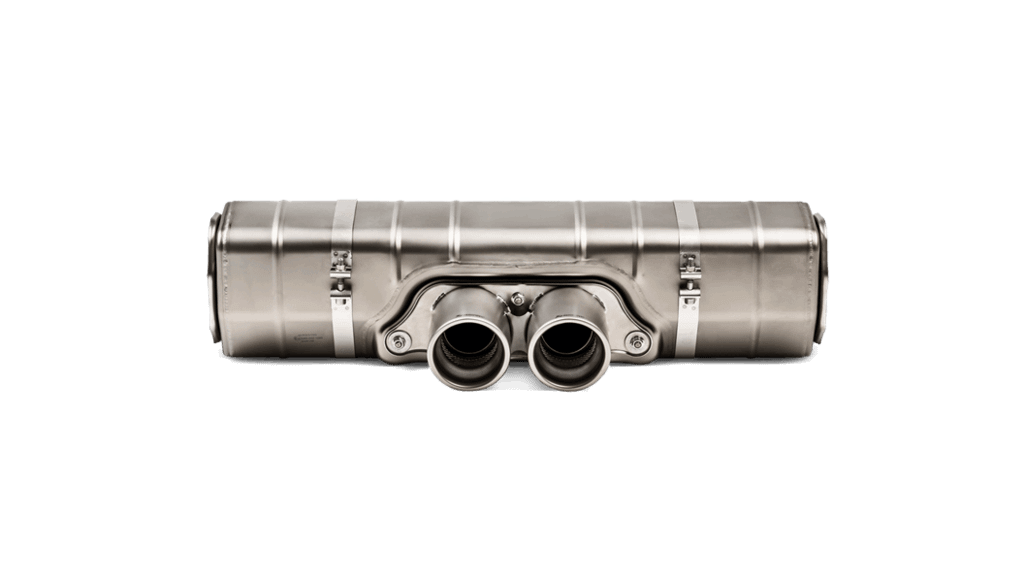 Akrapovic 2018-2020 Porsche Slip-On Line (Titanium). (2018-2019 911) - S-PO/TI/10H