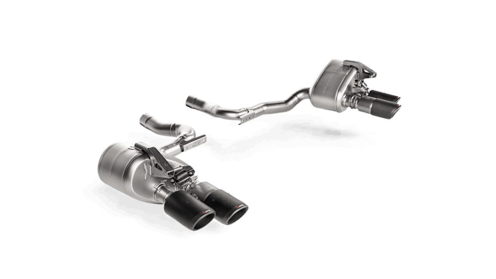 Akrapovic 2017-2020 Porsche Slip-On Line (Titanium). (2017-2020 Panamera) - S-PO/TI/13