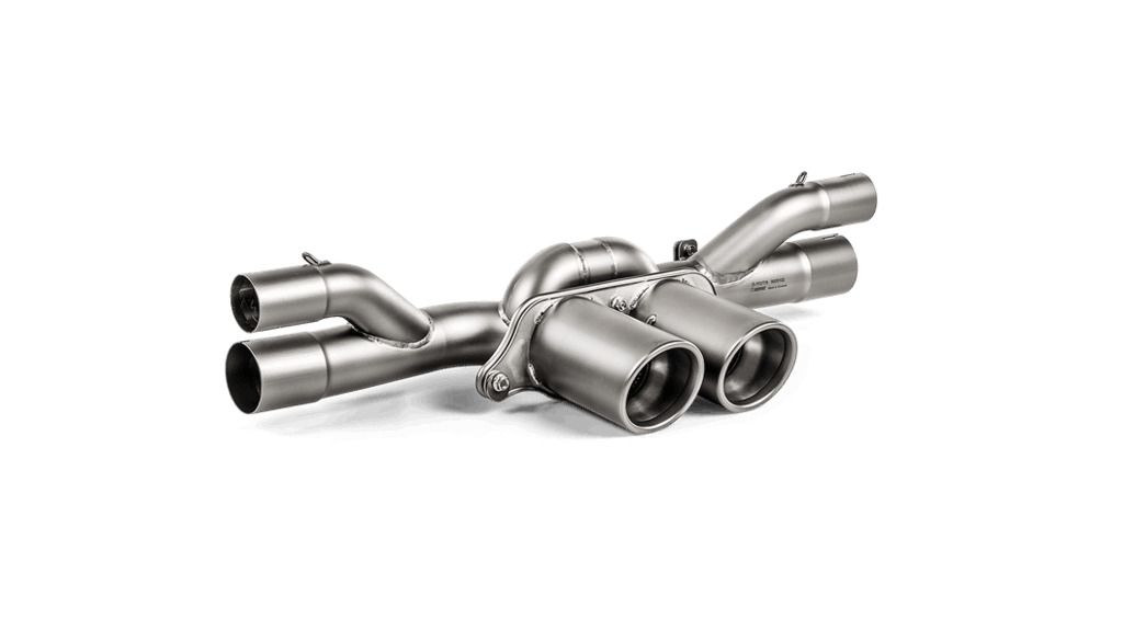 Akrapovic 2014-2020 Porsche Slip-On Race Line (Titanium). (2014-2019 911) - S-PO/TI/8