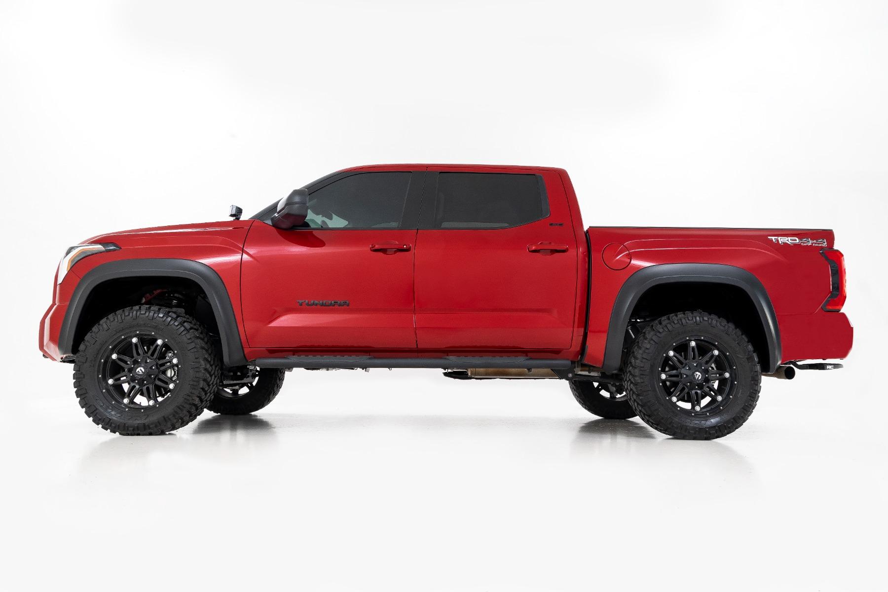 Rough Country Fender Flares Sport 3U5 Supersonic Red Toyota Tundra 2WD/4WD (22-26) (2022-2026 Tundra) - S-T42211-3U5