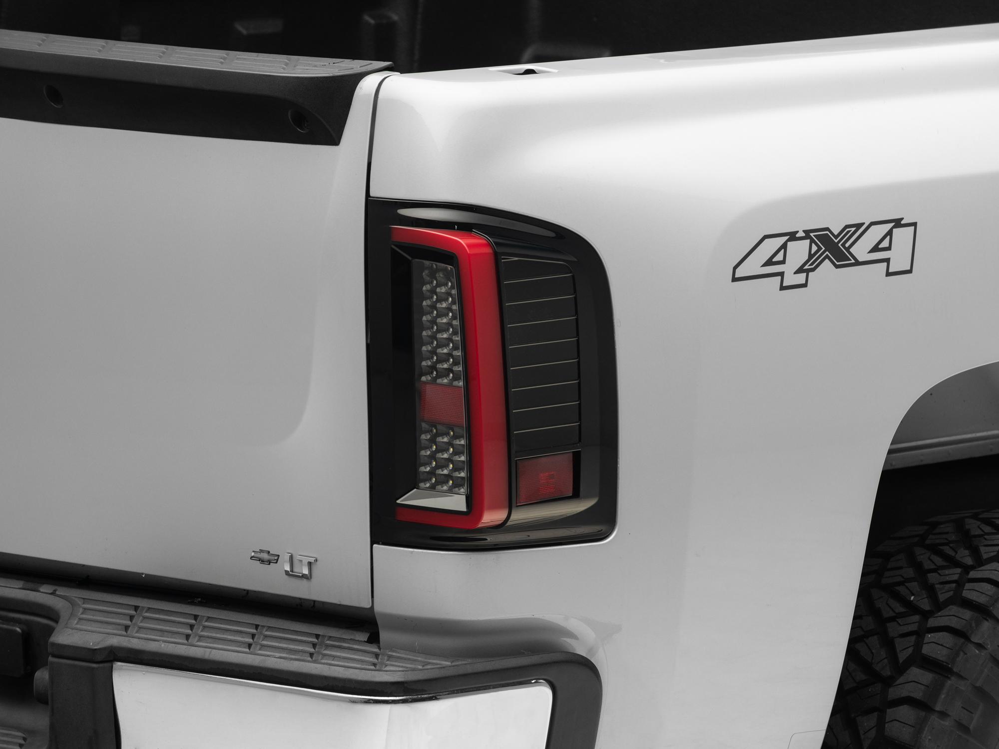 Raxiom 07-13 Chevy Silverado 1500 G2 LED Tail Lights- Black Housing (Clear Lens) - S112711