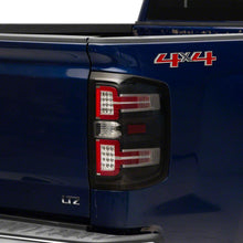 Raxiom Led Tail Lights With Sequential Turn Signals; Black Housing; Clear Lens (2014-2019 Silverado 1500, Silverado 2500 HD, Silverado 3500 HD) - S114457