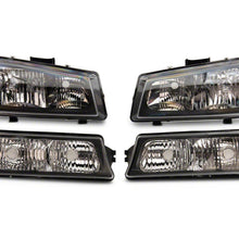 Raxiom Axial Series Oem Style Replacement Headlights; Chrome Housing; Clear Lens (2003-2006 Silverado 1500) - S122320